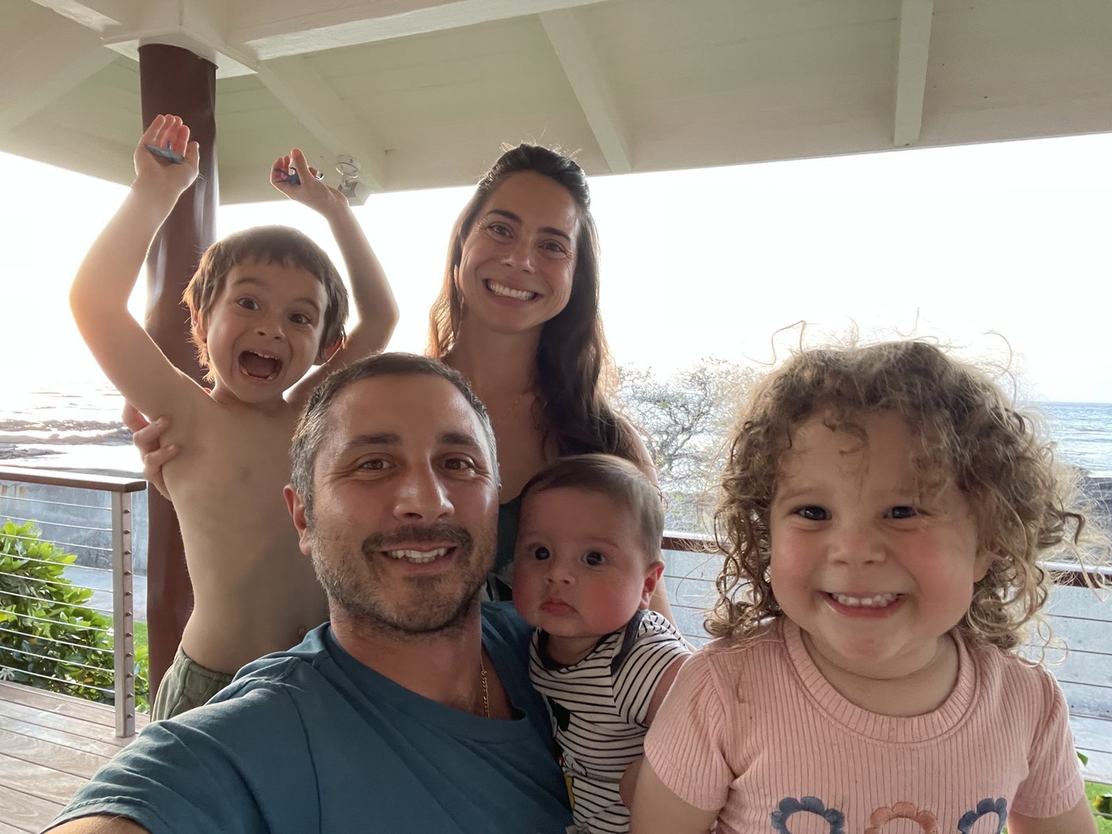 Faris and Christina Jafar with their three children